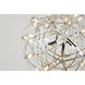 Canada LED 17.7 inch Chrome Chandelier Ceiling Light